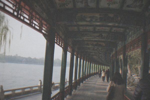Long covered walkway beside Kunming Lake at the Summer Palace